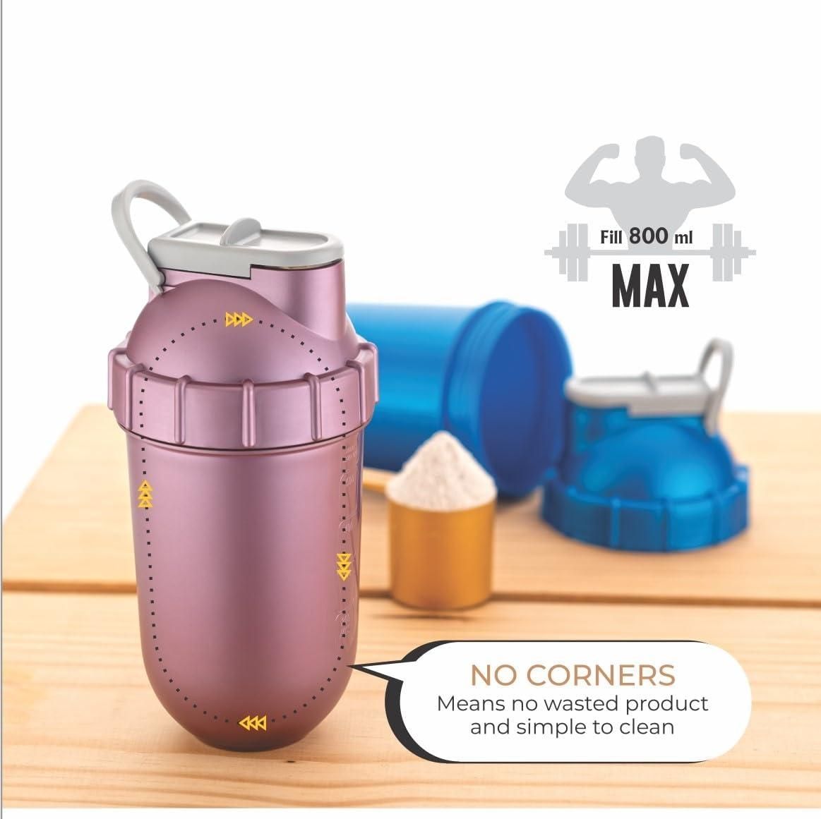 Gym Protein Shaker Bottle Advanced Workout Companion for Protein Mixes