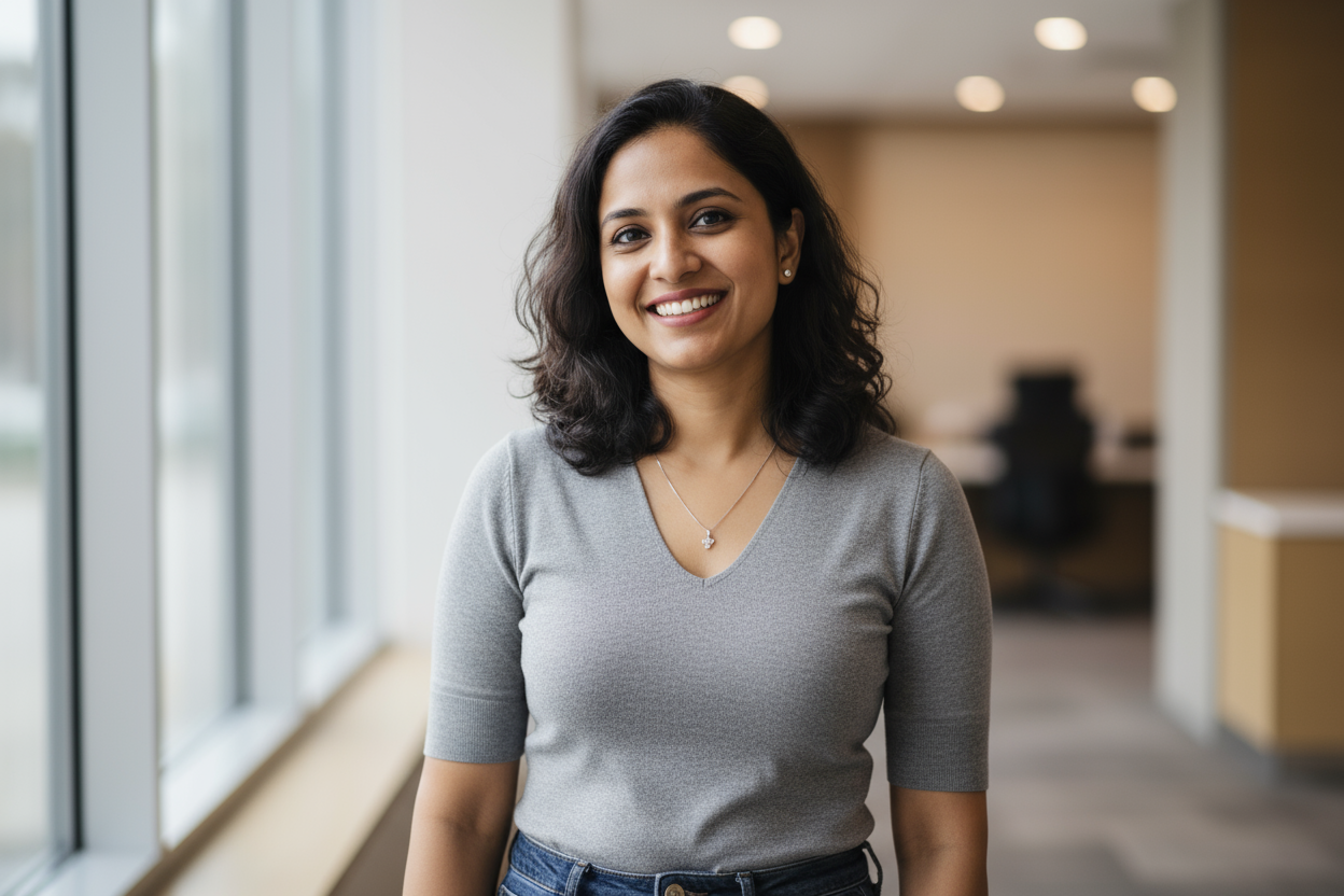 Customer testimonial photo