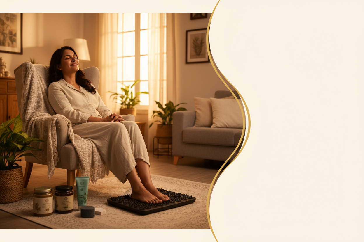 Foot Massage Mat Banner